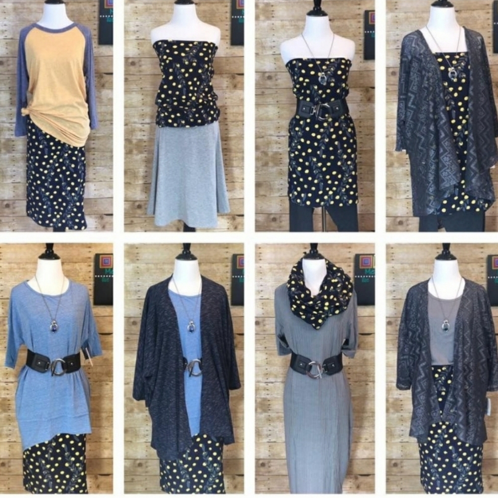 Lularoe Midi Skirt Size XL Striped Cassie NWT - Picture 9 of 9